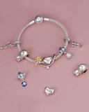 Pandora bracelet charm, clock charm, bracelet charm, charm for bracelet, pandora charms for bracelet